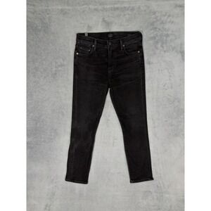 Citizens Of Humanity Jeans Womens 26 Black Denim Rocket High Rise Skinny Stretch